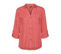 VMBUMPY L/S Camiseta New WVN GA Noos, Coral, XS