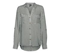 VMBUMPY L/S Camiseta New WVN GA Noos, Escarabajo/Rayas: Blanco Snow, M