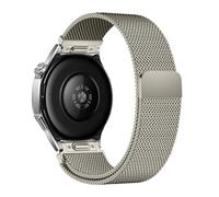 VMBVBHMDF Correa de anillo Milán Universal de liberación rápida de 22mm y 20mm, apta for Samsung Galaxy Watch 7, 6, 5, 4, 40mm y 44mm, correa de repuesto(Titanium Color,22mm)