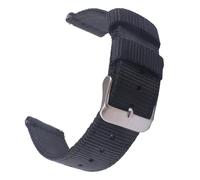 VMBVBHMDF Correa de nailon de 18 mm, 20 mm y 22 mm for Samsung Galaxy Watch 5 Pro de 42 mm y 46 mm, Active1, Active2, Gear S3 y Frontier Sports.(Black,20mm)