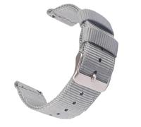 VMBVBHMDF Correa de nailon de 18 mm, 20 mm y 22 mm for Samsung Galaxy Watch 5 Pro de 42 mm y 46 mm, Active1, Active2, Gear S3 y Frontier Sports.(Grey,18mm)