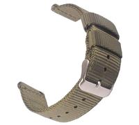 VMBVBHMDF Correa de nailon de 18 mm, 20 mm y 22 mm for Samsung Galaxy Watch 5 Pro de 42 mm y 46 mm, Active1, Active2, Gear S3 y Frontier Sports.(Army Green,20mm)