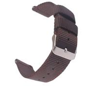 VMBVBHMDF Correa de nailon de 18 mm, 20 mm y 22 mm for Samsung Galaxy Watch 5 Pro de 42 mm y 46 mm, Active1, Active2, Gear S3 y Frontier Sports.(Brown,22mm)