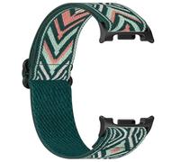 VMBVBHMDF Correa de nailon elástica compatible con Samsung Galaxy Watch 8 de 40 mm y 44 mm, correa de repuesto clásica Ultra, correa transpirable.(Green Arrow)