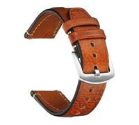 VMBVBHMDF Correa de reloj de cuero genuino de 20 mm y 22 mm compatible con Samsung Galaxy Watch 7, 6, 5 y 4. Correa compatible con Xiaomi Redmi Watch 5 Lite Active.(Red brown,20mm)