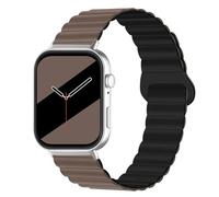 VMBVBHMDF Correa de silicona con bucle magnético for Huawei Watch Fit 3, correa deportiva reemplazable, correa de reloj for Huawei Watch Fit 3, regalo.(Chocolate Black)