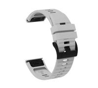 VMBVBHMDF Correa De Silicona De 22 Mm Y 26 Mm Compatible Con Garmin Fenix 6X, 6 Sapphire, 7X, 7 Pro Solar 5, 5X Plus 3 3HR, Epix Approach S62 Y 60 QuickFit.(Grey,26mm)