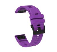 VMBVBHMDF Correa De Silicona De 22 Mm Y 26 Mm Compatible Con Garmin Fenix 6X, 6 Sapphire, 7X, 7 Pro Solar 5, 5X Plus 3 3HR, Epix Approach S62 Y 60 QuickFit.(Purple,22mm)