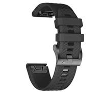 VMBVBHMDF Correa de silicona de 22 mm y 26 mm compatible con Garmin Fenix 7X, 7 Pro Solar, 6X, 6 Sapphire 5, 5X Plus, 3 HR, Epix Approach S62 y 60 QuickFit.(Black,22mm)