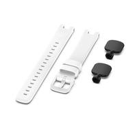 VMBVBHMDF Correa de silicona de repuesto for reloj Garmin Lily, compatible con pulsera deportiva de fitness for mujer Garmin Lily.(White)