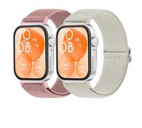 VMBVBHMDF Correa elástica de nailon de repuesto for Huawei Watch Fit 3. Compatible con pulseras Huawei Watch Fit 3.(Green Arrow)