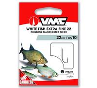 VMC - Hamecon simple blanco y pescado extra fino 22 Barbless 7007B - H.No.14 - AVM340150