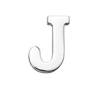 vmcoatdu Broche de metal chapado en oro de 18 quilates con 26 letras de la A a la Z y en tono plateado, Talla única, Metal, Aleación.