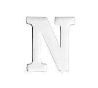 vmcoatdu Broche de metal chapado en oro de 18 quilates con 26 letras de la A a la Z y en tono plateado, Talla única, Metal, Aleación.