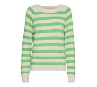 VMDOFFY LS O-Neck Blouse GA Noos, Abedul/Rayas: Verde Veraniego, M