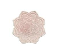 VMDVBNA Bandeja Joyas Plato de cerámica for anillos, 1 pieza, soporte for joyas, bandeja pequeña for aretes, collares, llaves for mamá, amiga, hermana para Decoración(Pink)