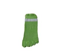 VMDVBNA Calcetines de Dedos 5 Pares De Calcetines Tobilleros Deportivos For Hombre, Invisibles For Pies Masaje Algodón hombre(5 Pairs Green)