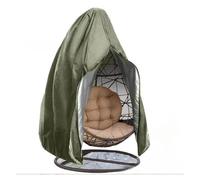 VMDVBNA Funda para Silla Colgante Funda Protectora Impermeable for Silla de Patio, Color Negro, con Cremallera, for Exteriores Exterior Impermeable(Green 230x200CM)