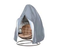 VMDVBNA Funda para Silla Colgante Funda Protectora Impermeable for Silla de Patio, Color Negro, con Cremallera, for Exteriores Exterior Impermeable(Gray 115X190CM)