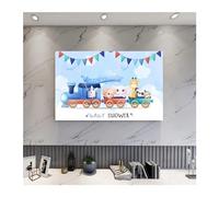 VMDVBNA Funda para TV Catoon-cubierta Protectora For TV, Cubierta Antipolvo, Tela For Colgar En El Hogar, Decoración Universal De 32 A 70 Pulgadas para Pantalla(02,60inch(136x90cm))