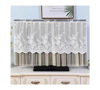 VMDVBNA Funda para TV Cubierta Antipolvo For Capó De TV, Funda Encaje For, No Lleve 55 Pulgadas, 65, Escritorio Curvada Colgante, Toalla Tela Cuando Se Enciende para Pantalla(03,75 inches)