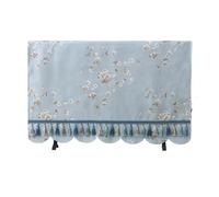 VMDVBNA Funda para TV Cubierta de tela for TV LCD, cubierta antipolvo 55 pulgadas y 65, for colgar en escritorio, Universal, for armario, mantel, toalla para Pantalla(Light Yellow,32")