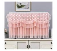 VMDVBNA Funda para TV Funda de TV con encaje bordado, universal, gasa, for sala estar, decoración No es necesario quitar la funda antipolvo para Pantalla(Color-01,85x Height 60cm)