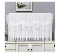 VMDVBNA Funda para TV Funda de TV con encaje bordado, universal, gasa, for sala estar, decoración No es necesario quitar la funda antipolvo para Pantalla(Color-08,95x Height 65cm)
