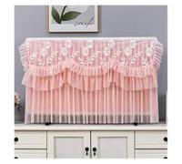 VMDVBNA Funda para TV Funda de TV con encaje bordado, universal, gasa, for sala estar, decoración No es necesario quitar la funda antipolvo para Pantalla(Color-09,115x Height 80cm)