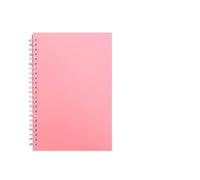 VMDVBNA libretas Agenda A5/A4/B5 con papel cuadriculado, planificador diario semanal, agenda, bloc de notas, material escolar y oficina, papelería(Pink,A5)