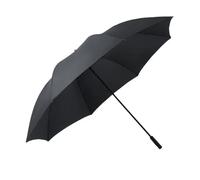 VMDVBNA Paraguas Paraguas de golf grande 185 cm for hombre, manual, mango largo, resistente a los rayos UV, parasol viaje, sombrilla playa, al viento para Hombre(Black 185cm 8K)