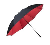 VMDVBNA Paraguas Paraguas de golf grande 185 cm for hombre, manual, mango largo, resistente a los rayos UV, parasol viaje, sombrilla playa, al viento para Hombre(Red 185cm 8K)