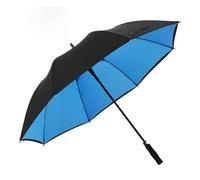 VMDVBNA Paraguas Paraguas de golf grande 185 cm for hombre, manual, mango largo, resistente a los rayos UV, parasol viaje, sombrilla playa, al viento para Hombre(Blue 185cm 8K)