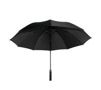 VMDVBNA Paraguas Paraguas de golf grande 185 cm for hombre, manual, mango largo, resistente a los rayos UV, parasol viaje, sombrilla playa, al viento para Hombre(Black 155cm 8K)