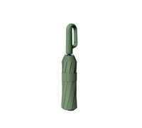 VMDVBNA Paraguas Paraguas extra grande reforzado, resistente al viento, a la lluvia, de doble propósito, a los rayos UV, totalmente automático, con hebilla anilla para Hombre(125Green)