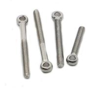 VMDVBNA Pernos de Ojo Perno de ojo articulado acero inoxidable 304, 1/2/5 piezas, M5, M6, M8, M10, M12(25mm,M5 5pcs)