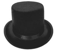 VMDVBNA Sombrero de Copa Viste A Los Magos, Sombrero De Copa For Mujer, Hombre, Fiesta Temático Con Ala Enrollable, Disfraz, Caballero, For Foto para Una Gala(Black,L)