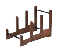 VMDVBNA Soporte Vinilos Soporte de Almacenamiento Discos Vinilo, Escritorio Moderno, práctico Soporte portátil Multiusos 3 Niveles for cómics, CD, revistas, Libros y Dormitorio Decoración