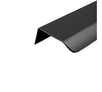 VMDVBNA Tiradores Ocultos Tiradores Ocultos For Muebles, De Armario Cocina Dorados, Negros Y Blancos, Sin Perforaciones For Armarios Cajones, Arco For para Gabinete(Black,800mm)