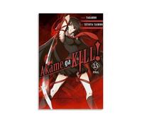 VMEOLLXUU Akame Ga Kill Anime Character Art Arte Mural Impresión Imagen Moderna Decoración para Habitación Familiar 40 x 60 cm