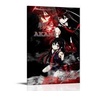 VMEOLLXUU Akame Ga Kill Anime Characters Póster Pintura Decorativa Lienzo Arte de Pared Salón Póster Dormitorio Pintura 20 x 30 Pulgadas (50 x 75 cm)