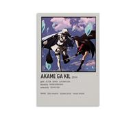 VMEOLLXUU Akame Ga Kill Anime Minimalista Fan Art Poster Pintura Decorativa Lienzo Arte de Pared Salón Póster Dormitorio Pintura 08 x 12 pulgadas (20 x 30 cm)