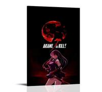 VMEOLLXUU Anime Akame Ga Kill Character Art Poster Pintura Decorativa Lienzo Arte Mural Salón Póster Dormitorio Pintura 08 x 12 pulgadas (20 x 30 cm)