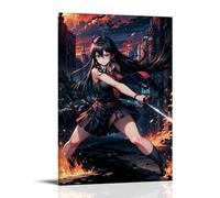 VMEOLLXUU Anime Akame Ga Kill Character Arte Mural Impresión Imagen Impresión Moderna Habitación Familiar Decoración 40 x 60 cm (40 x 60 cm)