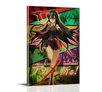 VMEOLLXUU Anime Akame Ga Kill Póster de Arte Colorido Pintura Decorativa Lienzo Arte Mural Salón Póster Dormitorio Pintura 20 x 30 Pulgadas (50 x 75 cm)