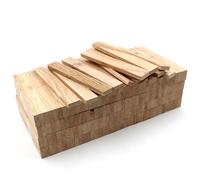 VmG-Store 80x Listones de madera de roble rojo 22x8x160 mm, bloques sueltos para manualidades, palitos de artesanía (roble rojo 22x8x160 mm)