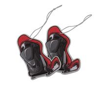 VmG-Store Juego de 2 ambientadores para coche, ambientadores para coche, difusor de aire fresco, divertido colgante diseño (103 Racing seat)