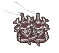 VmG-Store Juego de 2 ambientadores para coche, ambientadores para coche, diseño divertido (154 Samurai2)