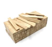 VmG-Store Listones de madera de roble, 22 x 8 x 160 mm para manualidades, bloques de manualidades sueltos, barras de madera (200)