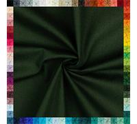 VmG-Store Tela de algodón de 2 m, 100% algodón, certificado Oeko-Tex, no se vende por metros, más de 70 colores a elegir (076 I Army Green)